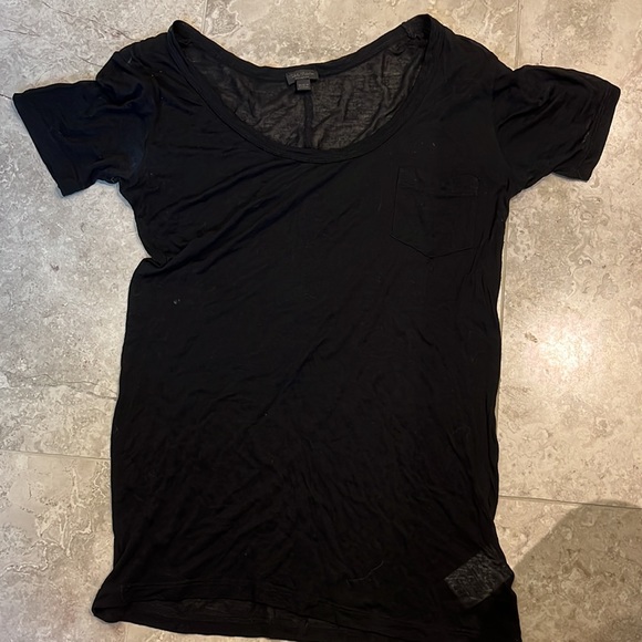 Black Aritzia see through T-shirt - Picture 3 of 4